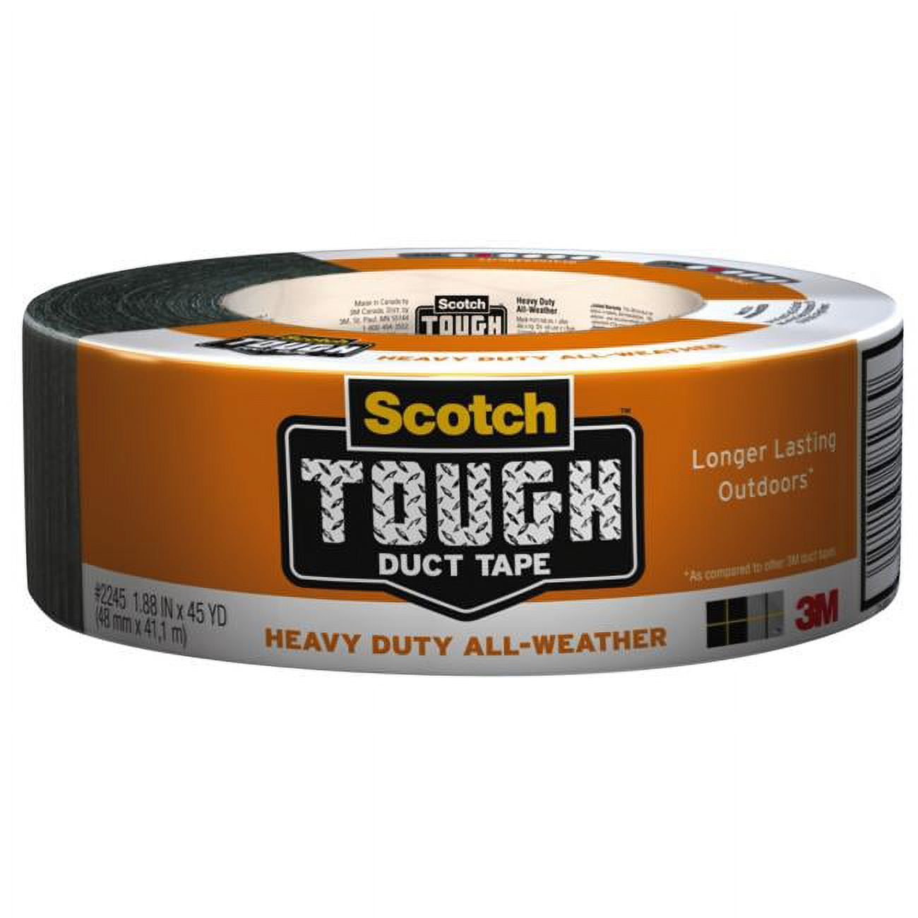 3M Automotive Heavy Duty All Weather Duct Tape , 1.88 in x 25 yd