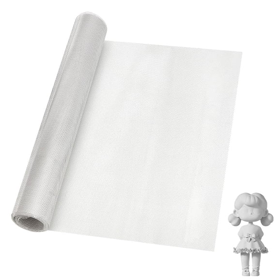 3m/9.8 Ft Aluminum Sculpting Wire Mesh 11.8 Inch Aluminum Wire Mesh Roll for Sculpting Clay Craft Wire Mesh Metal Mesh Sheet Sculpting Mesh Roll Mesh Screen for Arts and Craft Platinum
