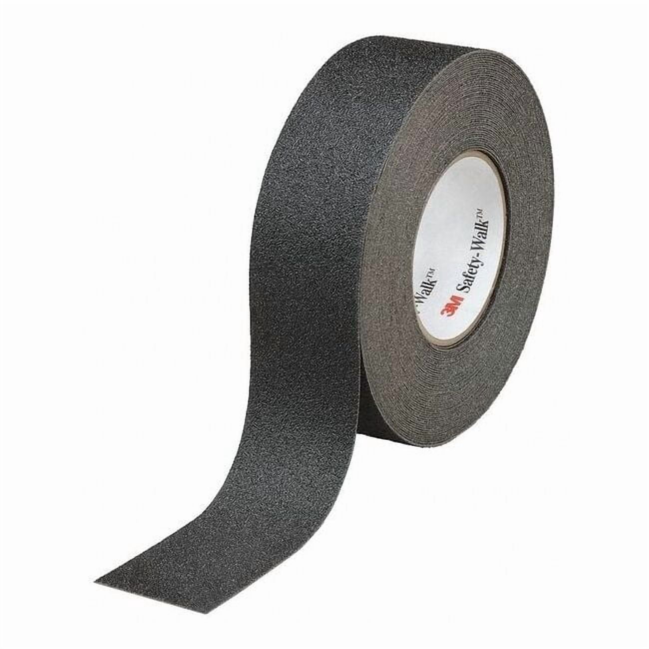 Anti-Slip Tape Mineral Coated; Substrate: Plastic Film 60 Grit Size, Black, 3" W x 60 ft. L 610