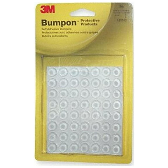 3m Bumper,Self Adhesive, 0.140 In H, PK56 SJ5312