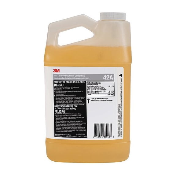 3m Cleaner and Disinfectant, 0.5 gal. Bottle 42A