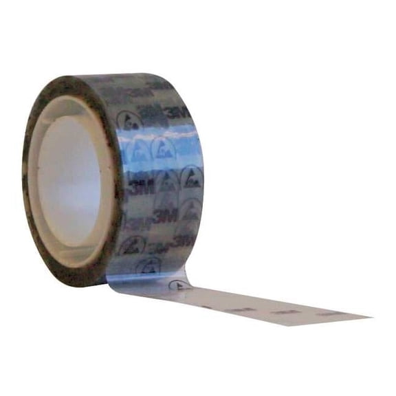 3m Conductive Electrical Tape, Clear, 72ydL 40PR-3/4"X72YD