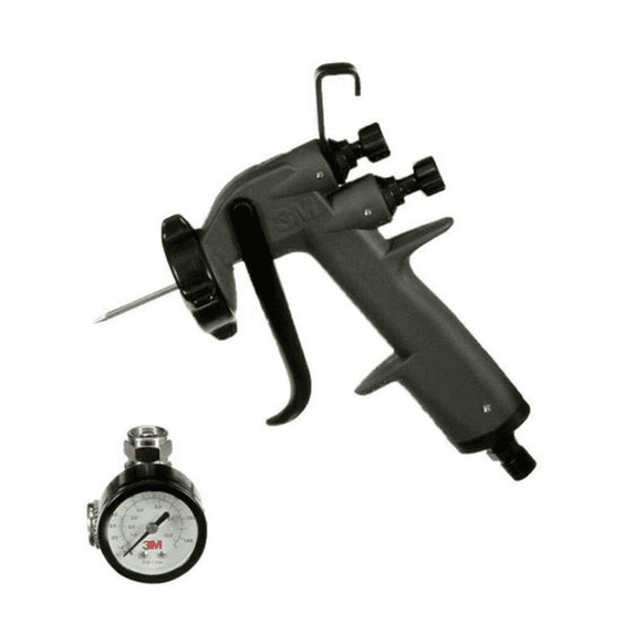 3M 26832 Performance Spray Gun, 1.2 to 2 mm Nozzle Size, 145 psi, 13 scfm