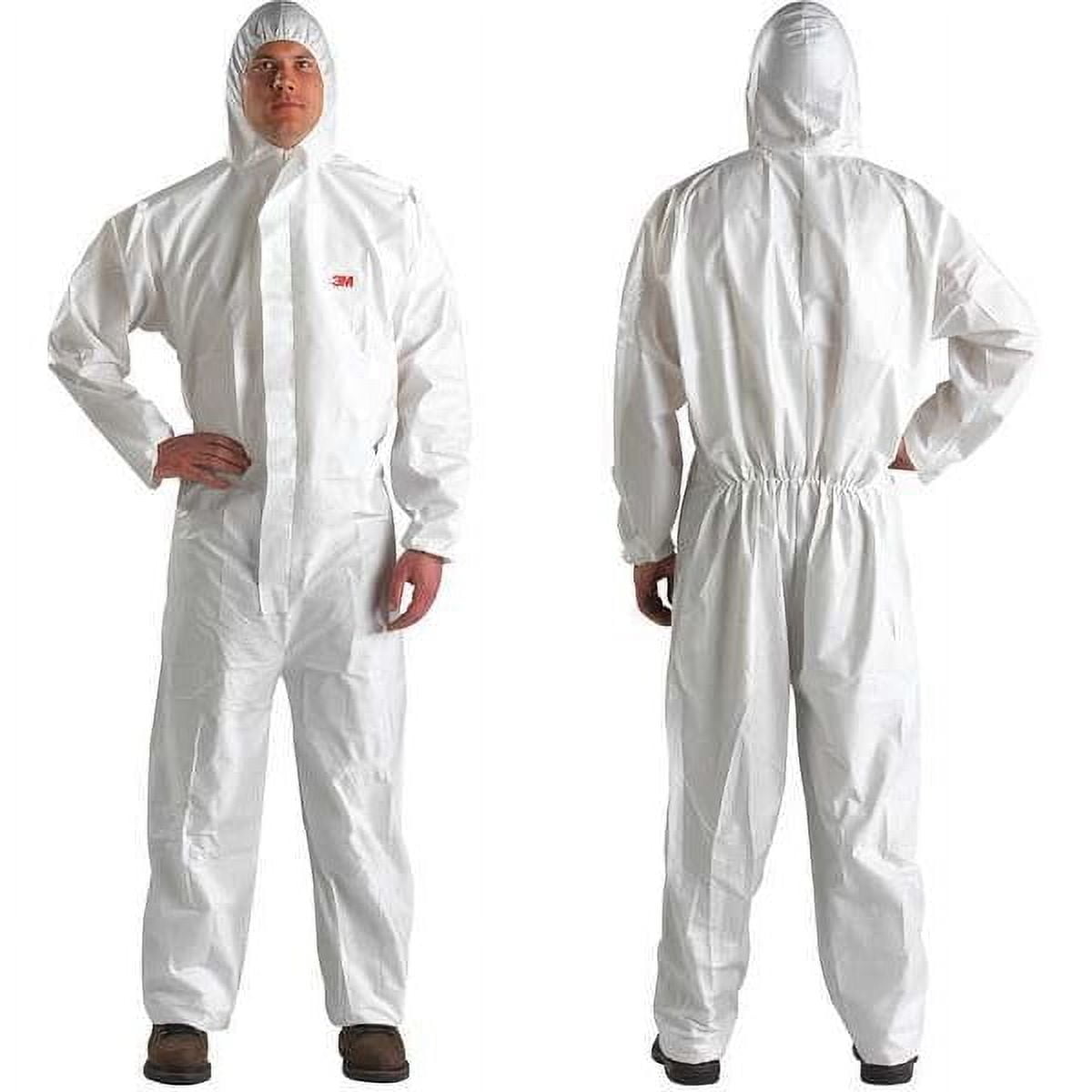 3m Coveralls,XL,Wht,Non-Porous Film Lam 4510-XL - Walmart.com