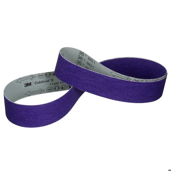 3m Cubitron Cloth Grinding Belt,Full-flex,Purple 7100317510