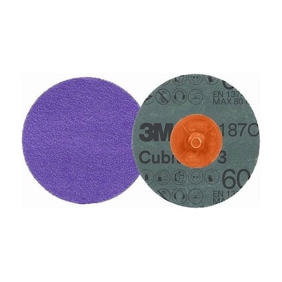 3m Cubitron Quick-Change Disc,Ceramic,PK50 7100332836