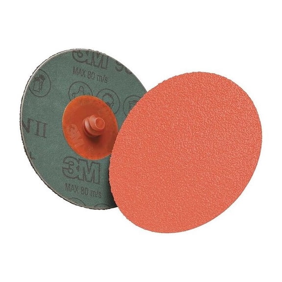 3m Cubitron Quick Change Disc,2 in.,Med.,60,TR,PK50 7100063614