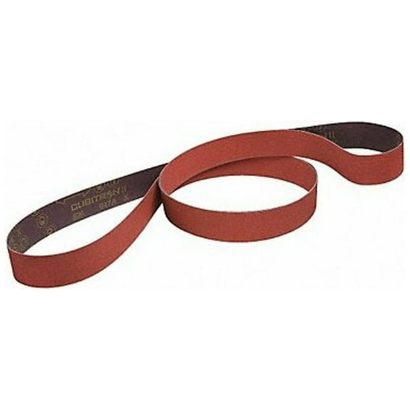 3m Cubitron Sanding Belt,42 in L,1 in W,120 G 7010360598