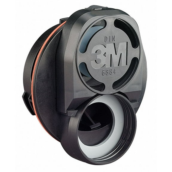 3m DIN Port Adapter Assembly,Black 6884