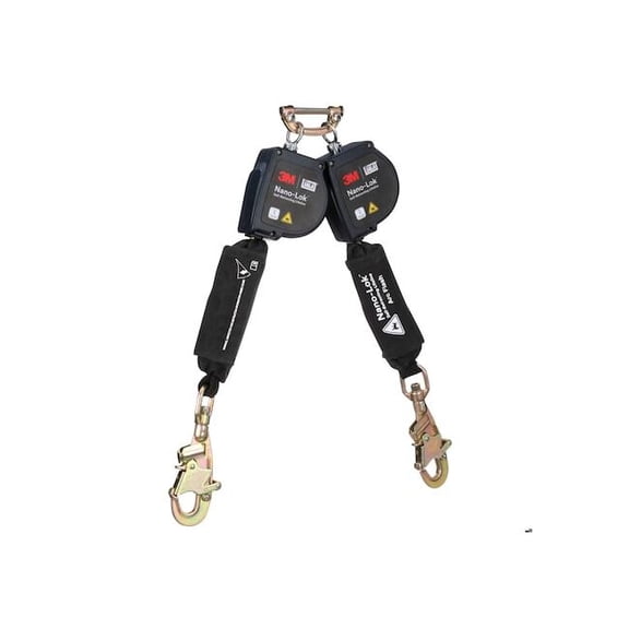 DBI-SALA Self-Retracting Lifeline, 8 ft. Length, Swivel Snap Hook, Steel, 2 Leg(s)