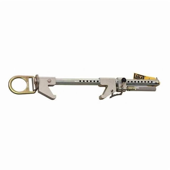 Fixed Beam Anchor, 26 in Length, 310 lb Weigth Capacity, Aluminum, Steel Anchor 2108407