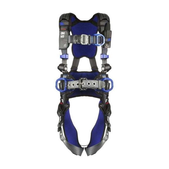 3m Dbi-Sala Harness,M,Gray,Quick-Connect,Polyester 1140188