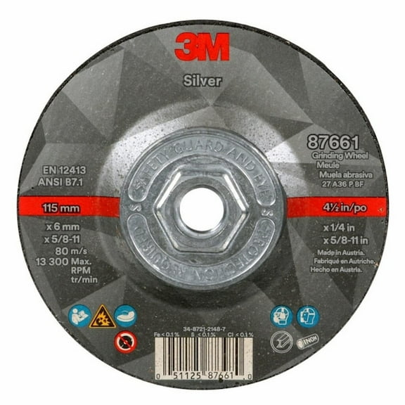 3m Depressed Center Wheels,4 1/2 in dia 87661
