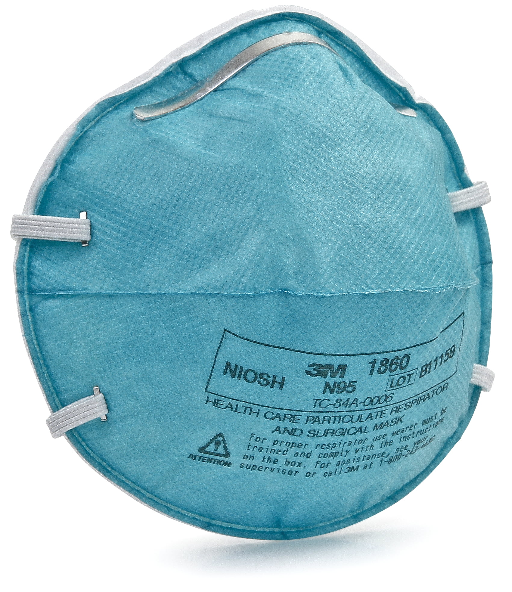3m Disposable Respirator,Universal,N95,PK20  1860