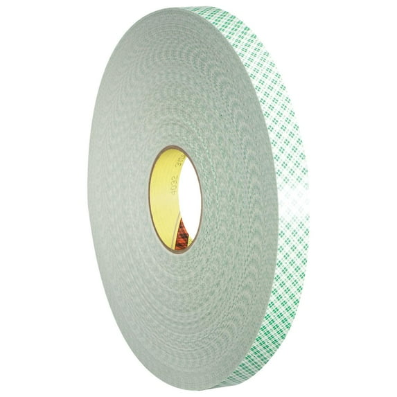 3M® 4032 Double Sided Foam Tape, 3/4" x 5 Yd., 1/32", Natural
