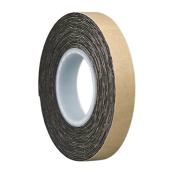 3m Foam Tape, Black, 5 yd L, 2 in W 4492