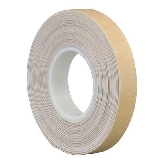 Double-Sided Foam Tape, 2 in W, 5 yd L, 1/32 in, Polyethylene Foam, Double-Sided