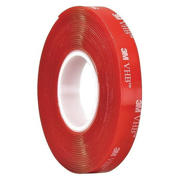 3m Foam Tape, Transparent, 5 yd L, 1 in W 4910