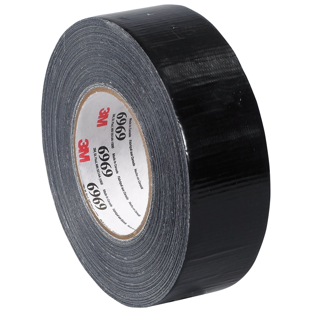 3m Duct Tape,2x60 yd.,Black,PK3 T98769693PKB