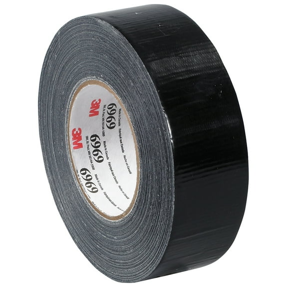 3m Duct Tape,2x60 yd.,Black,PK3 T98769693PKB