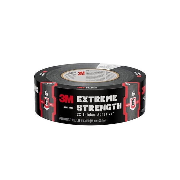 3m Duct Tape, Black, 30 yd L, 1-7/8 in W 46903