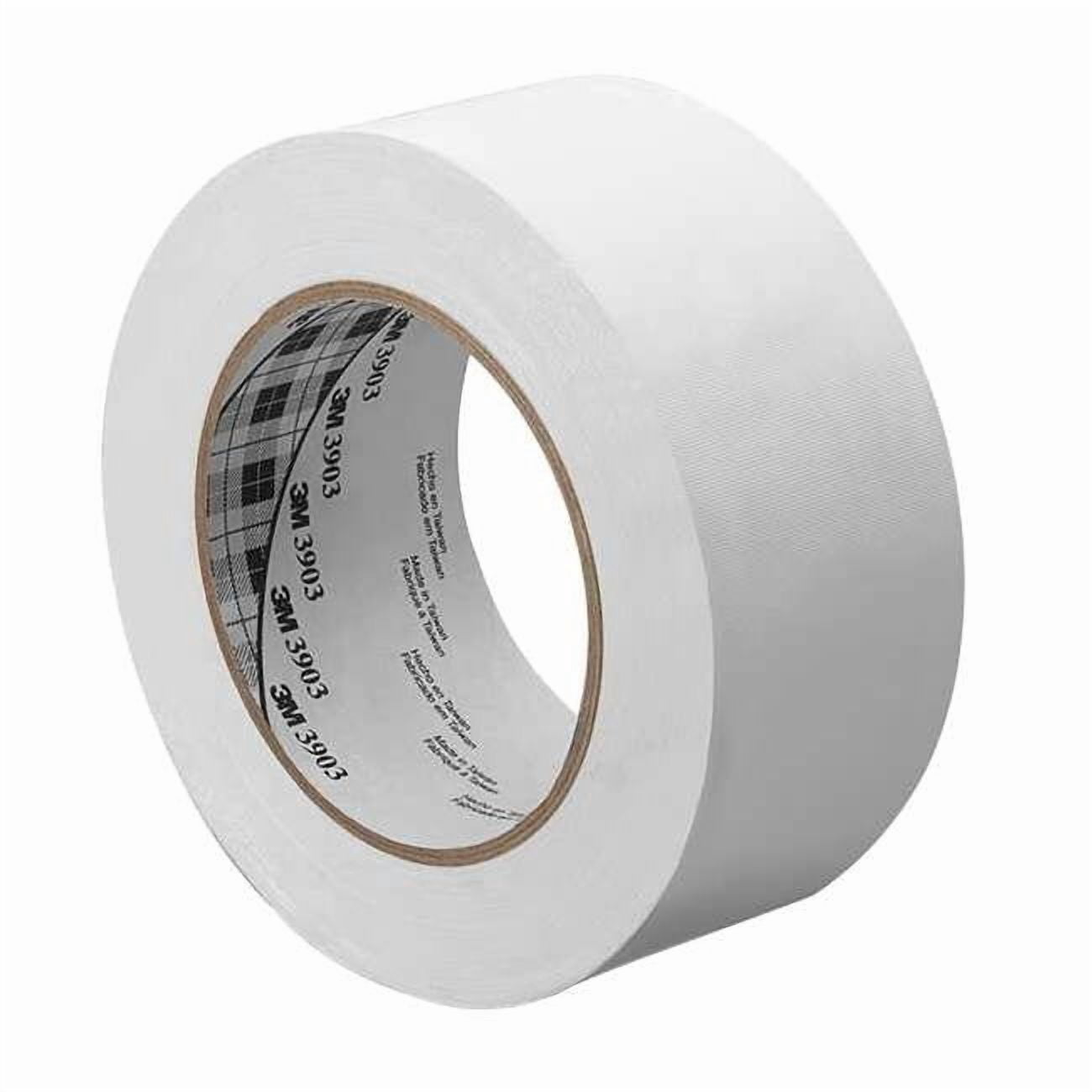 3m Duct Tape,White,1 1/2 in x 50 yd,6.5 mil 1.5-50-3903-WHITE