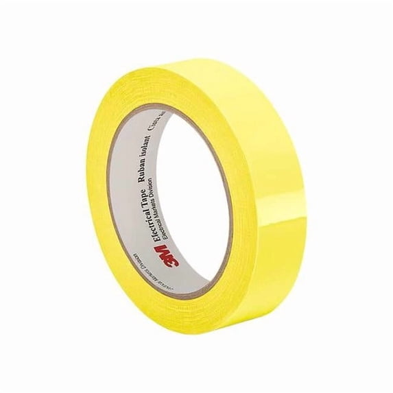 3m Elec Tape,216 ft Lx1/2" W,2.5 mil,Yellow 3M 1350 0.5" x 72 yds Yellow
