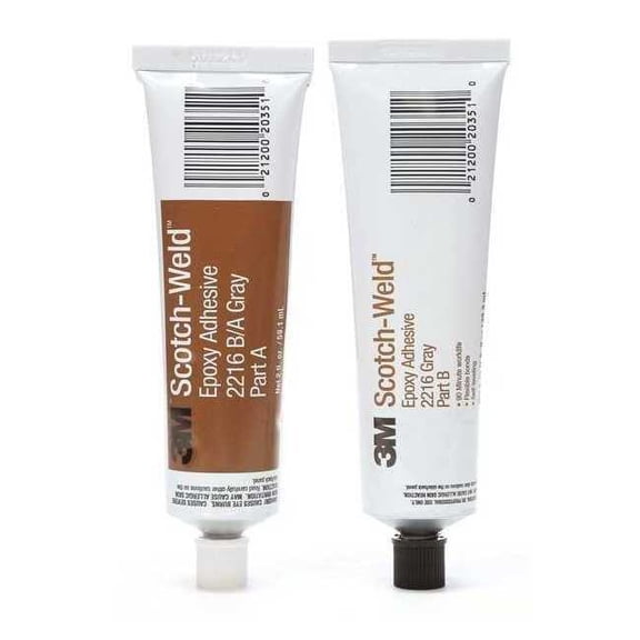 3m Epoxy Adhesive,Tube,2:3 Mix Ratio 2216