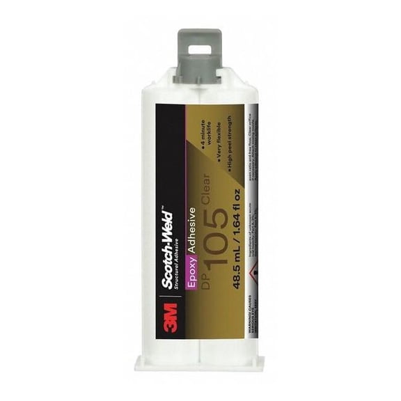 3m EpoxyAdhesive,DualCartridge,1:1MixRatio 105