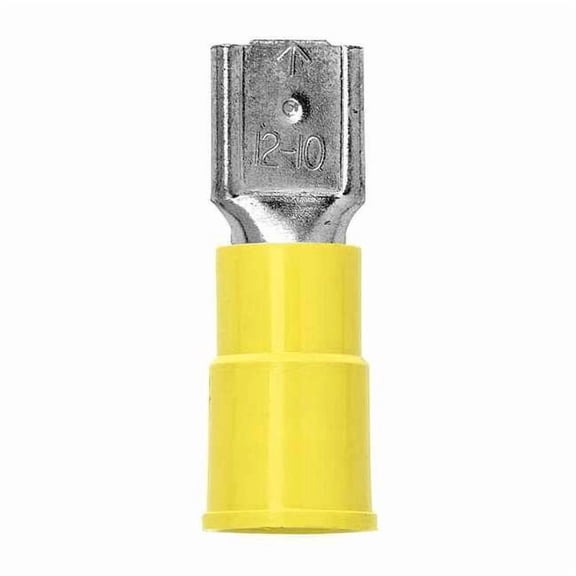 3m Female Disconnect, Yellow, 12-10AWG, PK25 FDV10-250Q