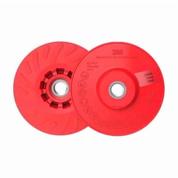 3m Fiber Disc Backup Pad,4 1/2 in Dia,PK10 88655