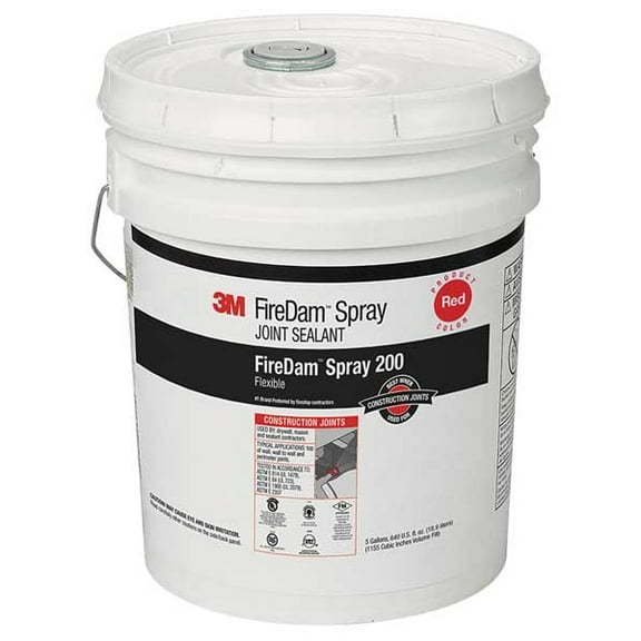 3m Fire Barrier Sealant,5 gal.,Red FD200-RED
