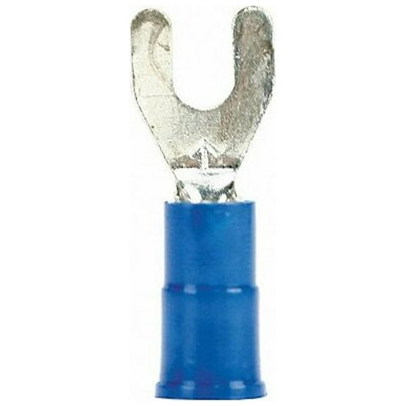 3m Fork Terminal,Std,#8 Stud,Blue,PK25 FV14-8Q