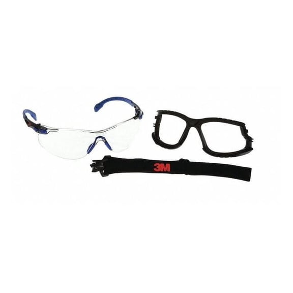 3m SafetyGoggles,Plastic,Gray,Wraparound S1107SGAF-KT