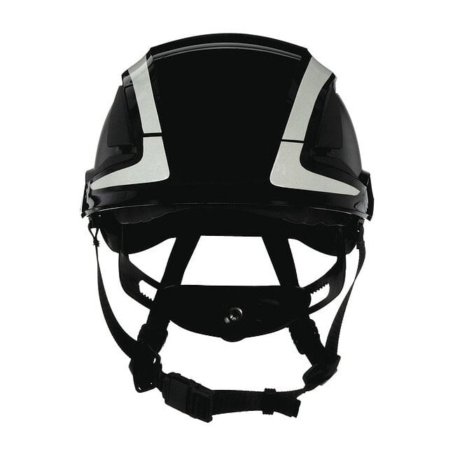 3m Hard Hat,Type 1, Class C,Ratchet,Black X5012VX-ANSI