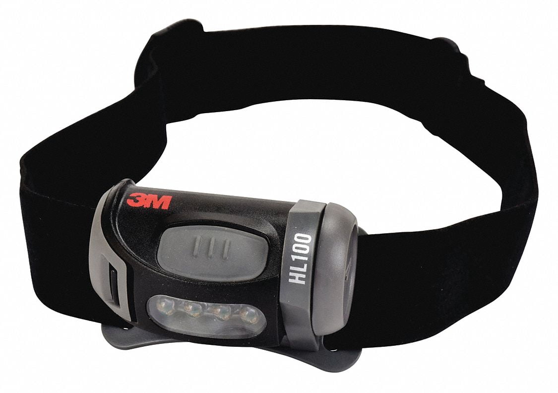 3m Headlamp,Plastic,Black,70lm  HL100