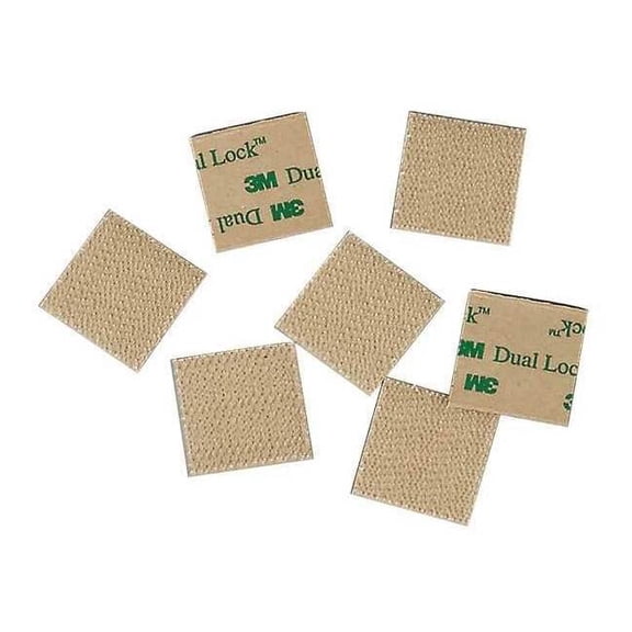 3m Hook-and-Loop Fast, Clear, Square, PK100 SJ4570