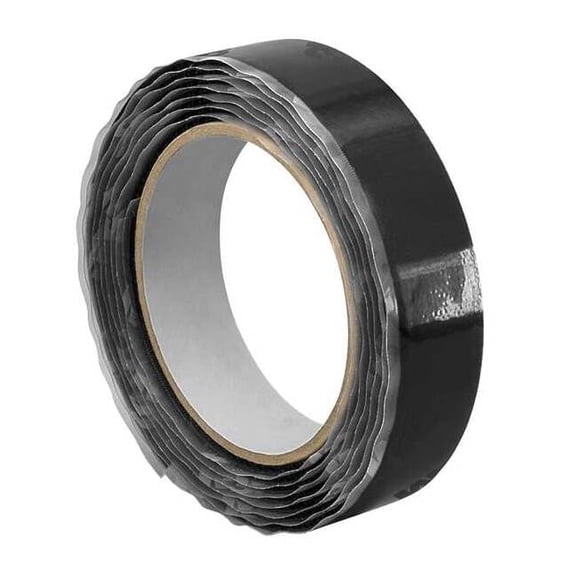 3m Reclosable Fastener, Acrylic Adhesive, 30 ft, 1 in W, Black 1-10-SJ3572