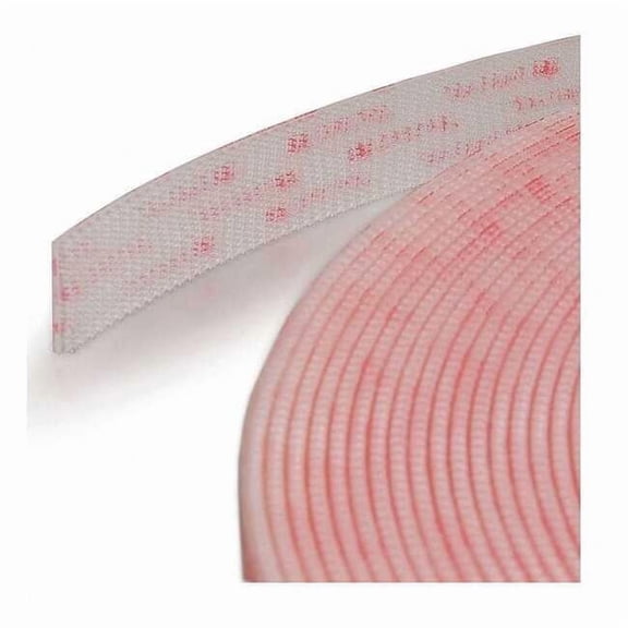 Reclosable Fastener, VHB Acrylic Adhesive, 10 ft, 1/2 in W, Clear .500SJ3560/10FT