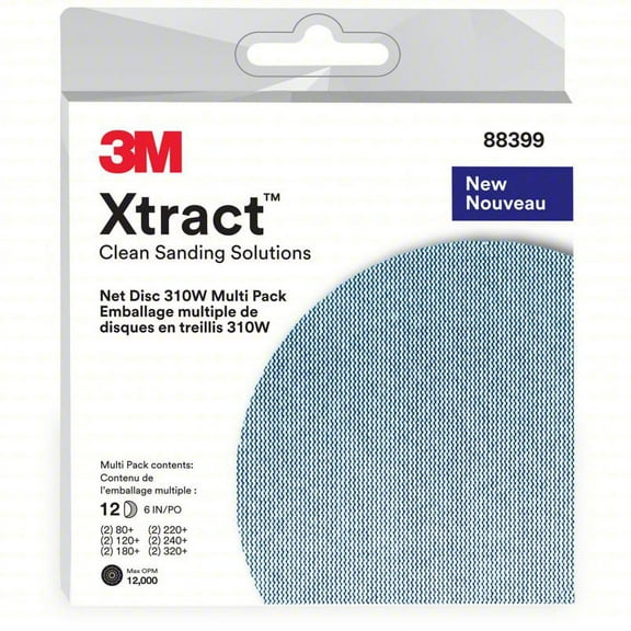 3m Hook-and-Loop Sanding Disc,5 in Dia,PK20 7100288315