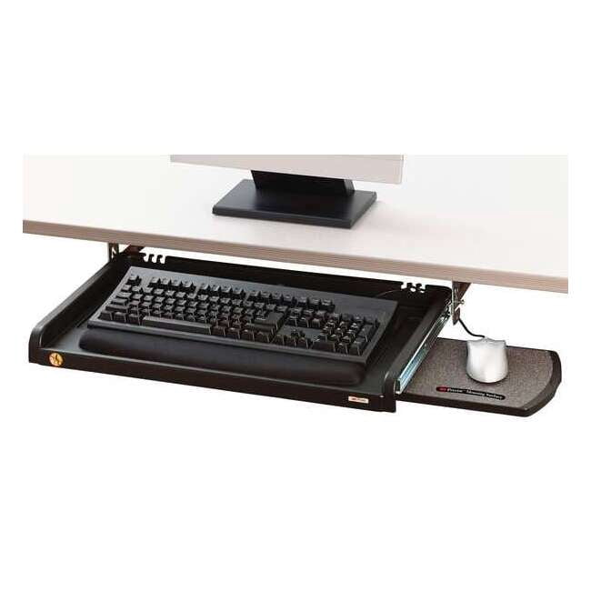 3m Keyboard Tray,25 in W,Black KD45