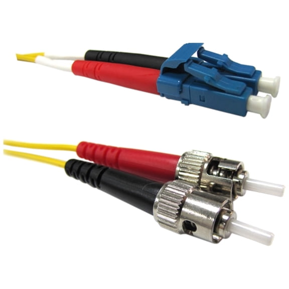 Weltron 3m LC/ST Single Mode 9/125M Yellow Fiber Patch Cable (90-1501-3m)