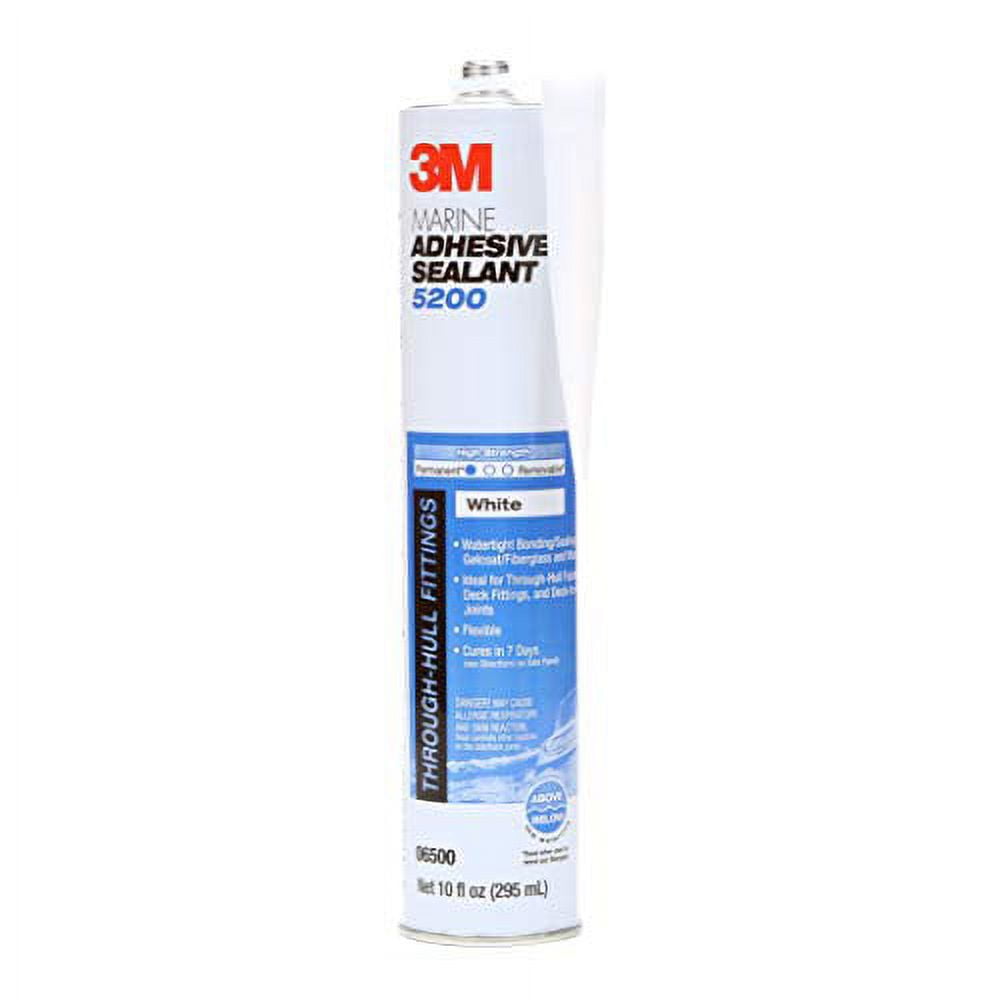 3m Marine Adhesive Sealant,10 oz.,White 06500 06500 ZO-G0145686