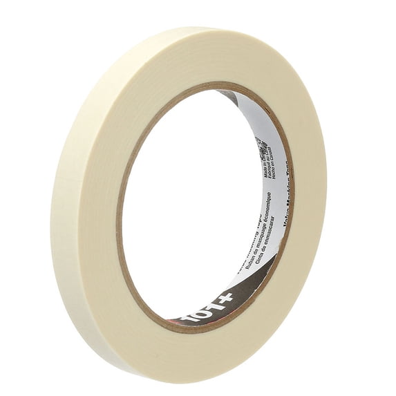 3m Masking Tape,1/2" W,60 yd L,Tan,PK72 101+