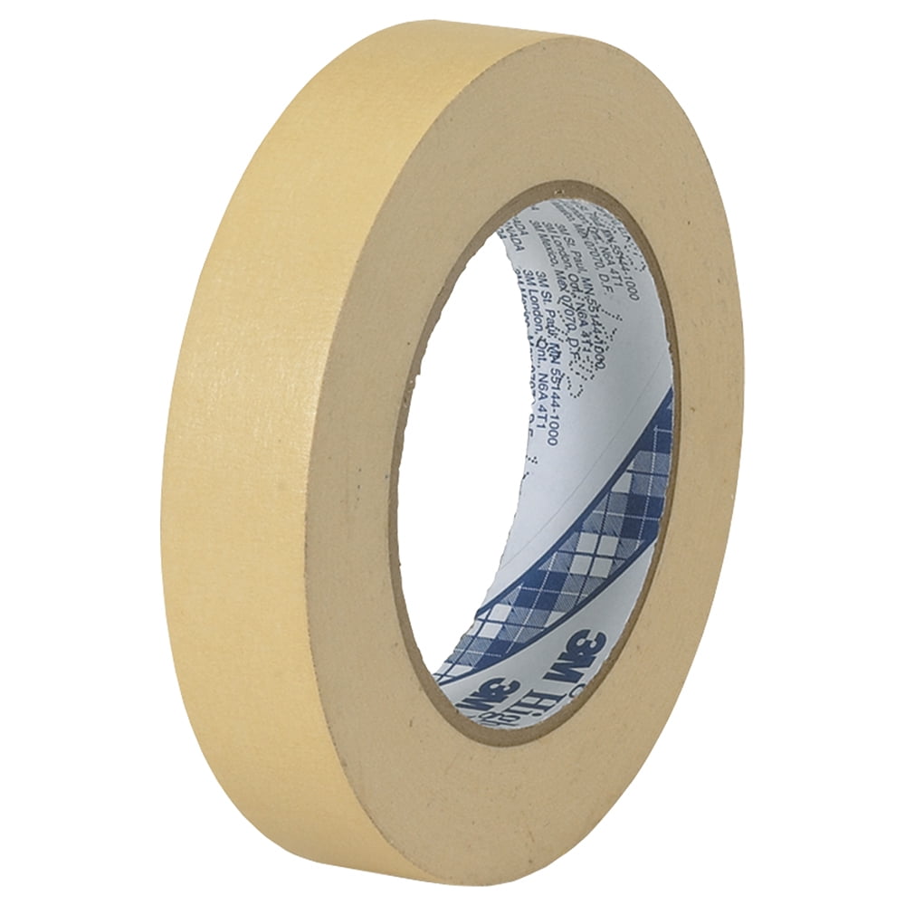 Highland 3M 2307 Masking Tape 5.2 Mil 3" x 60 yds. Natural 12/Case T9382307