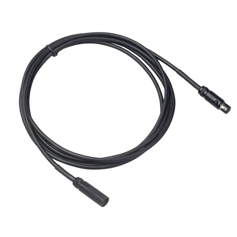 3m Mini XLR Male to Female Microphone Wire Audio Extension Cable Mic Wire  Cord for Video Camera DSLR (Black)