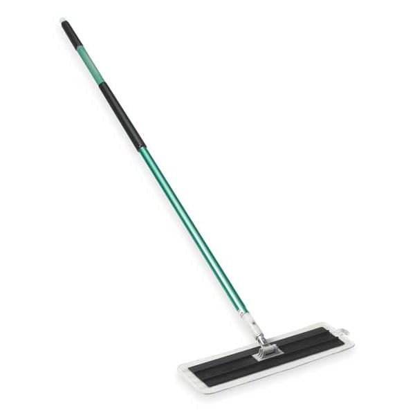 3M Easy Scrub 16" Green and Black Microfiber Flat Mop
