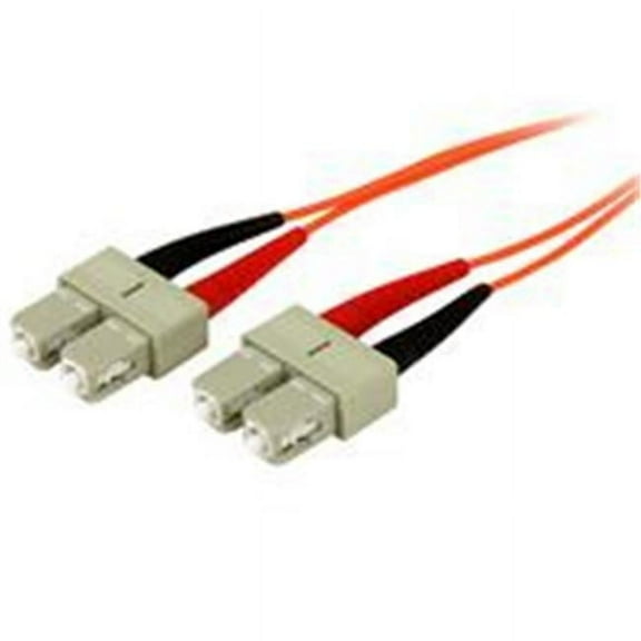3m OFNP Plenum Multimode 50-125 Duplex Fiber Patch Cable SC-SC