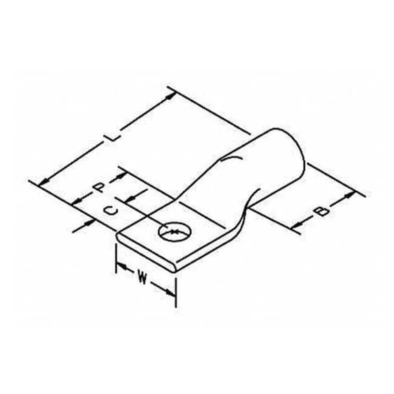 3m OneHoleLugCmprsnConn,STD,Green,11,PK10 30027