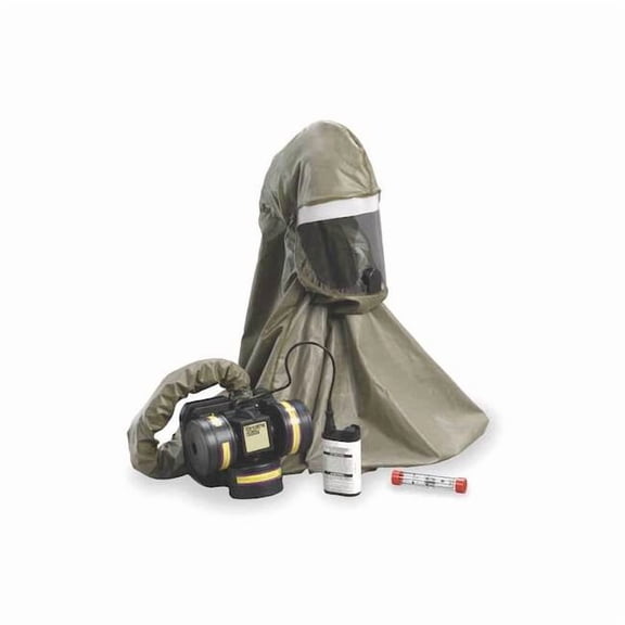PAPR System, Breathe Easy, Hood, Belt-Mount, Integrated, Universal FR-57L10
